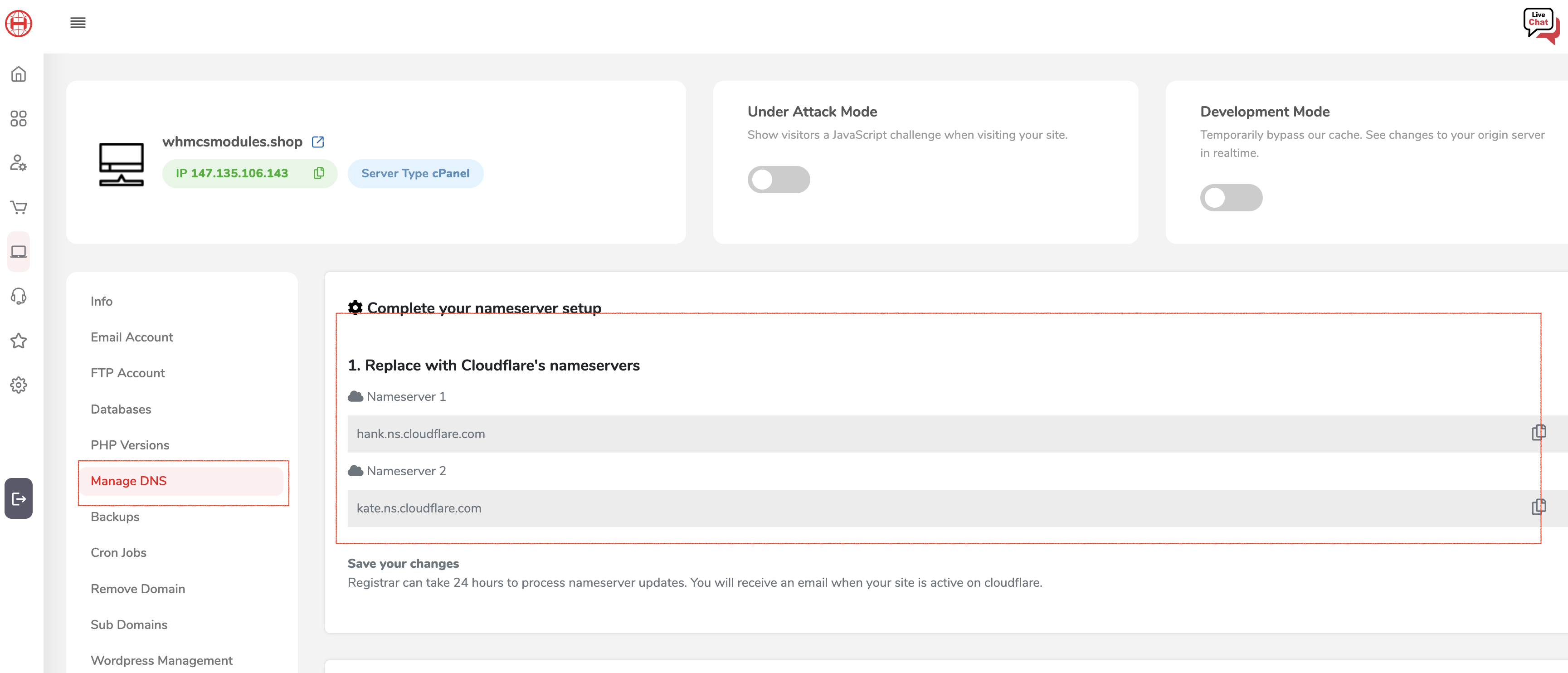 manage-dns-with-hostingseekers-name-servers