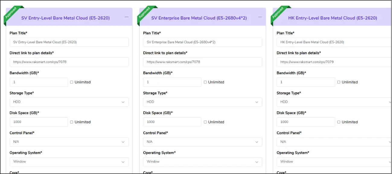 Hosting Plan & Pricing 